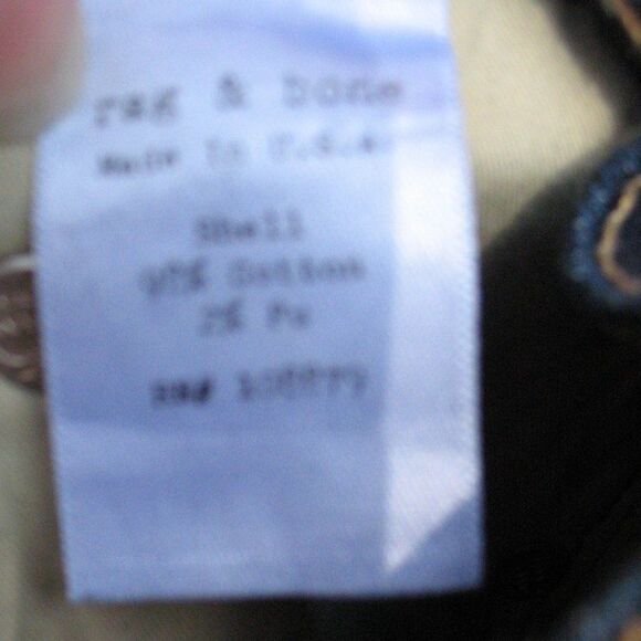 Rag & Bone Stiletto Boot Cut Jeans in Drk Rinse 24 Tall - Picture 8 of 9